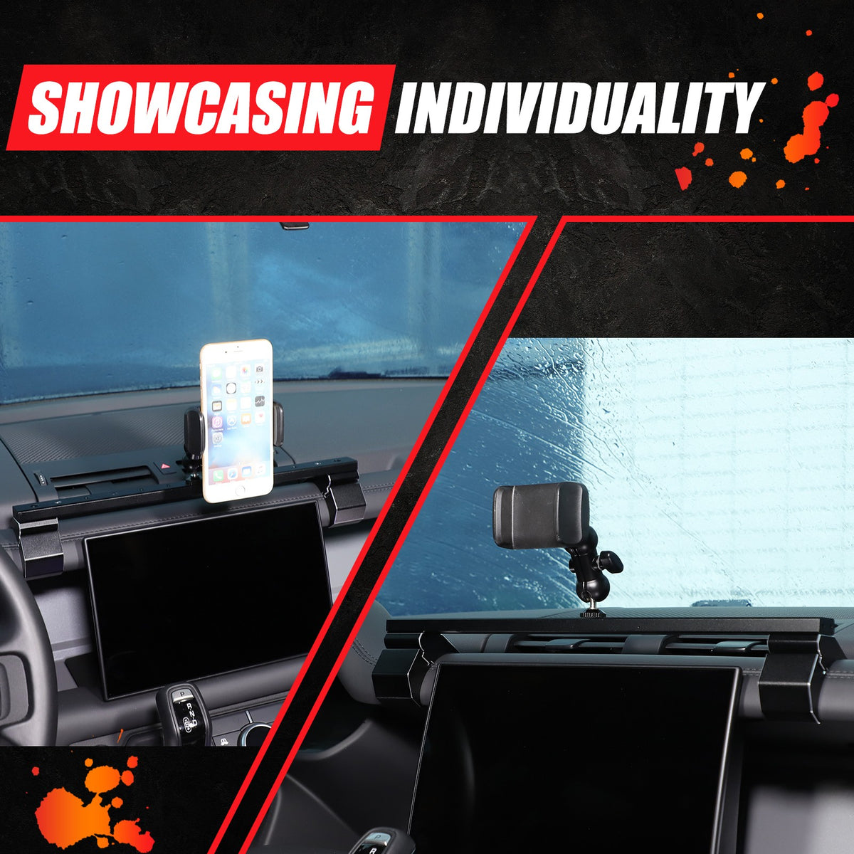 Multifunctional Center Phone Holder Clip For Land Rover Defender L663 2020-2023 15