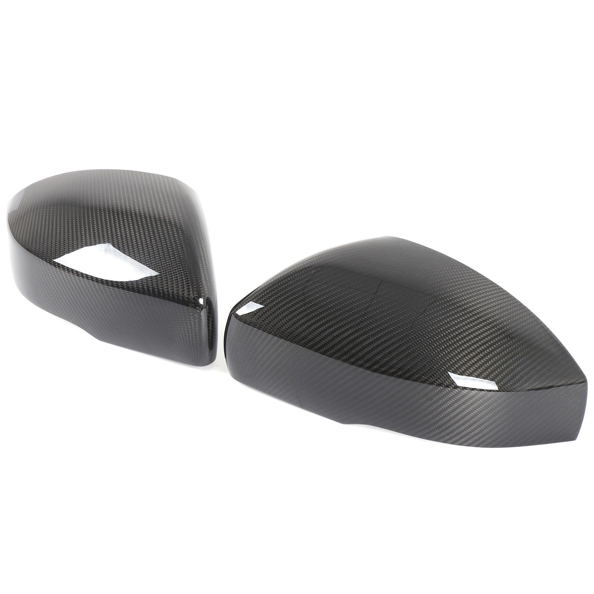 Real Carbon Fiber Outer Rearview Mirror Trim For LR5 Discovery 5 L462 2014-2021 15