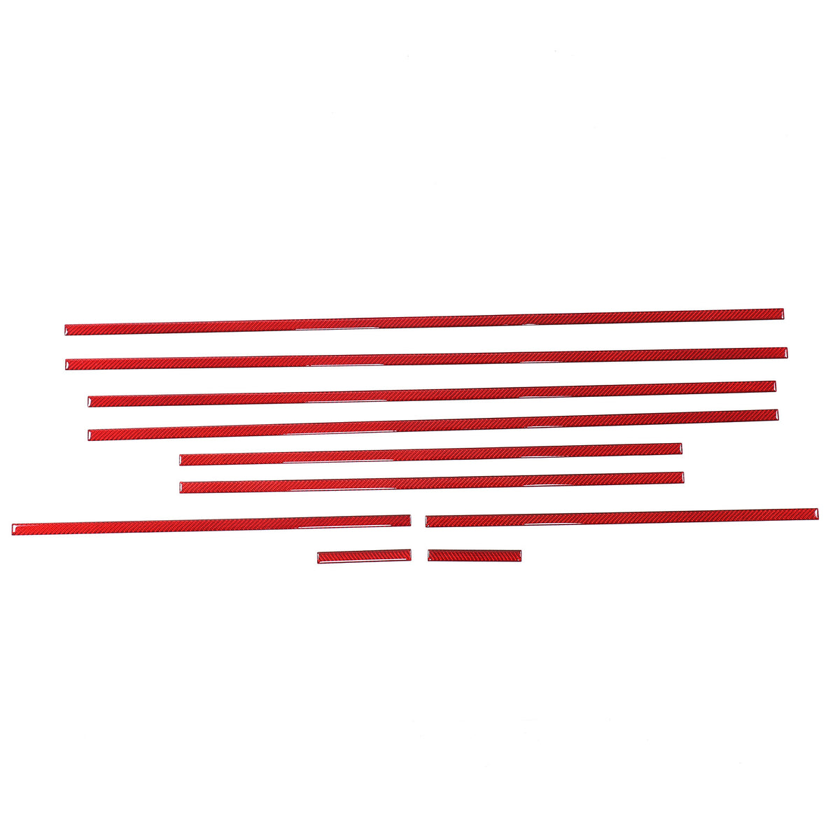 Red Cabon Body Side Door Moulding Sticker For Benz G Class W463 G500/55/63 07-18 17