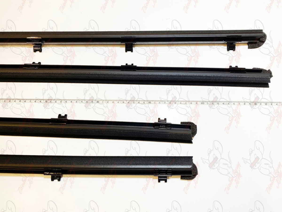 Toyota Genuine 4Runner GX460 Front Rear Inner Door Glass Weatherstrip Set OEM 11