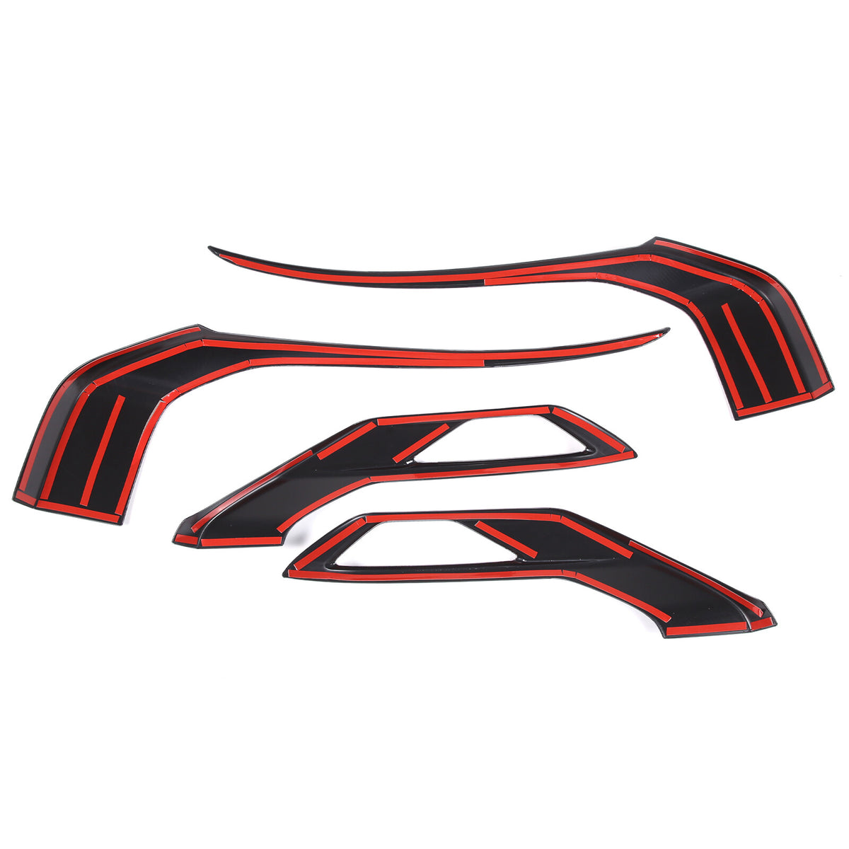 ABS Carbon Fiber Front Side Grille Molding Trim For Mitsubishi Outlander 22-23 6