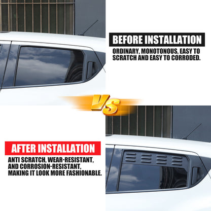 Rear Door Window Louver Air Vent Panel Trim Cover For Nissan Juke 2011-2019 17