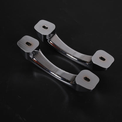 Silver Pair Set Pull Grab Handle A Pillar Alloy Post Trim For Hummer H2 2003-07 13