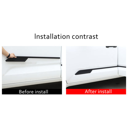 Matte Black Door Side Body Molding Cover Trim For 2022-2025 Toyota Tundra US 15