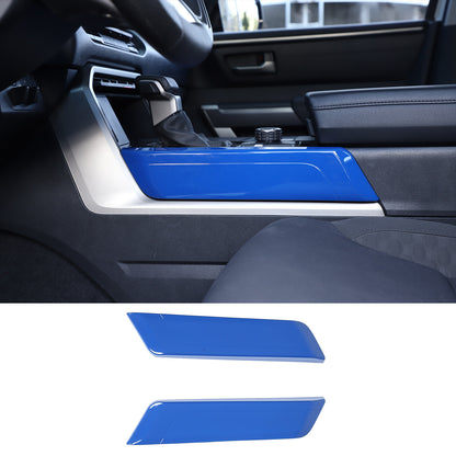 ABS Blue Car Center Panel Trim Interior Accessories For Toyota Tundra 2022-2026 - Variants 11-14 12