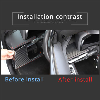 Carbon Fiber ABS Interior Full Decor Cover Trim Kit For Corvette C8 2020-2025 - Styles 46-50 59