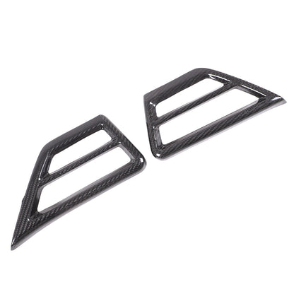 Real Carbon Fiber Side Air Vent Frame Trim For BMW 3 4 330i 430i G20 G21 25+ US 12