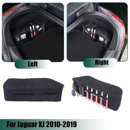 2x Rear Trunk Storage Bag Pockets Organizer Fit For Jaguar XJ X351 2010-2019 1
