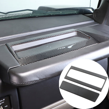 Soft Carbon fiber Interior door Panel Trim Sticker Set For Hummer H2 2003-07 2