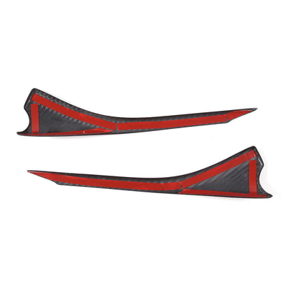 Real Carbon Fiber Interior Window Upper Door Panel trim For Corvette C8 2020-26 6