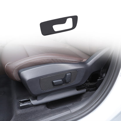 Real Carbon Fiber Seat Adjustment Button Frame Trim For BMW X1 U11 2023-2024 17