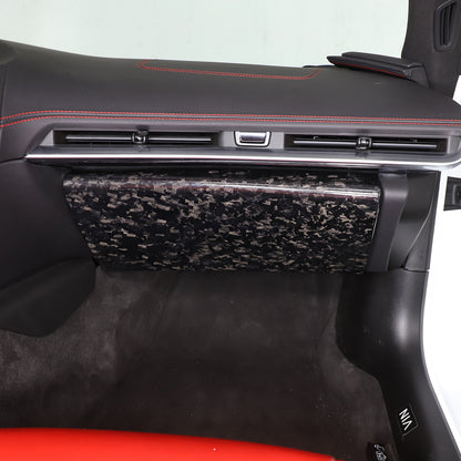 Forged Carbon Fiber Glove Box Trim Panel Cover Fit For Corvette C8 2020-2026 6