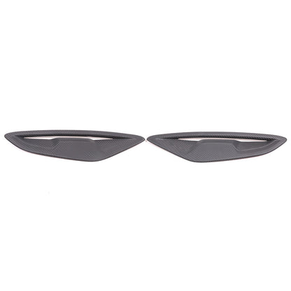Matte Real Carbon Fiber Side Fender Trim For BMW 8 Series G14 G15 2019-2023 5
