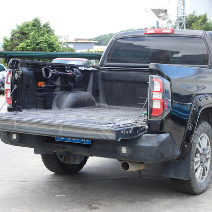 Black Steel Cargo Box Side Rail Tool Mounting Bracket Fits Toyota Tundra 2014-21 11