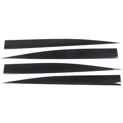 Real Carbon Fiber Side Skirt Trim Strip For Corvette C8 Stingray Coupe 20-26 16