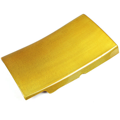 Yellow Carbon Fiber Co-pilot Storage Glove Box Trim For Corvette C8 2020-26 16