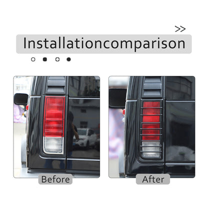 Glossy Piano Black Front Bumper Exterior Trim Cover Set For Hummer H2 2003-2009 - Styles 6-10 56