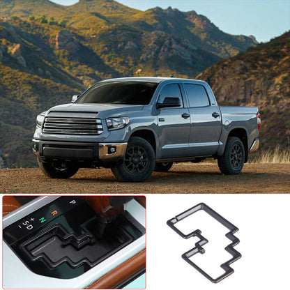 Matte Black Interior Center Console Trim Cover Kit Set For Toyota Tundra 14-21 - Styles 11-11 7