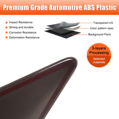 Transparent Gray ABS Tail Light Tint Cover Trim For Honda Passport 2019-2023 US 6