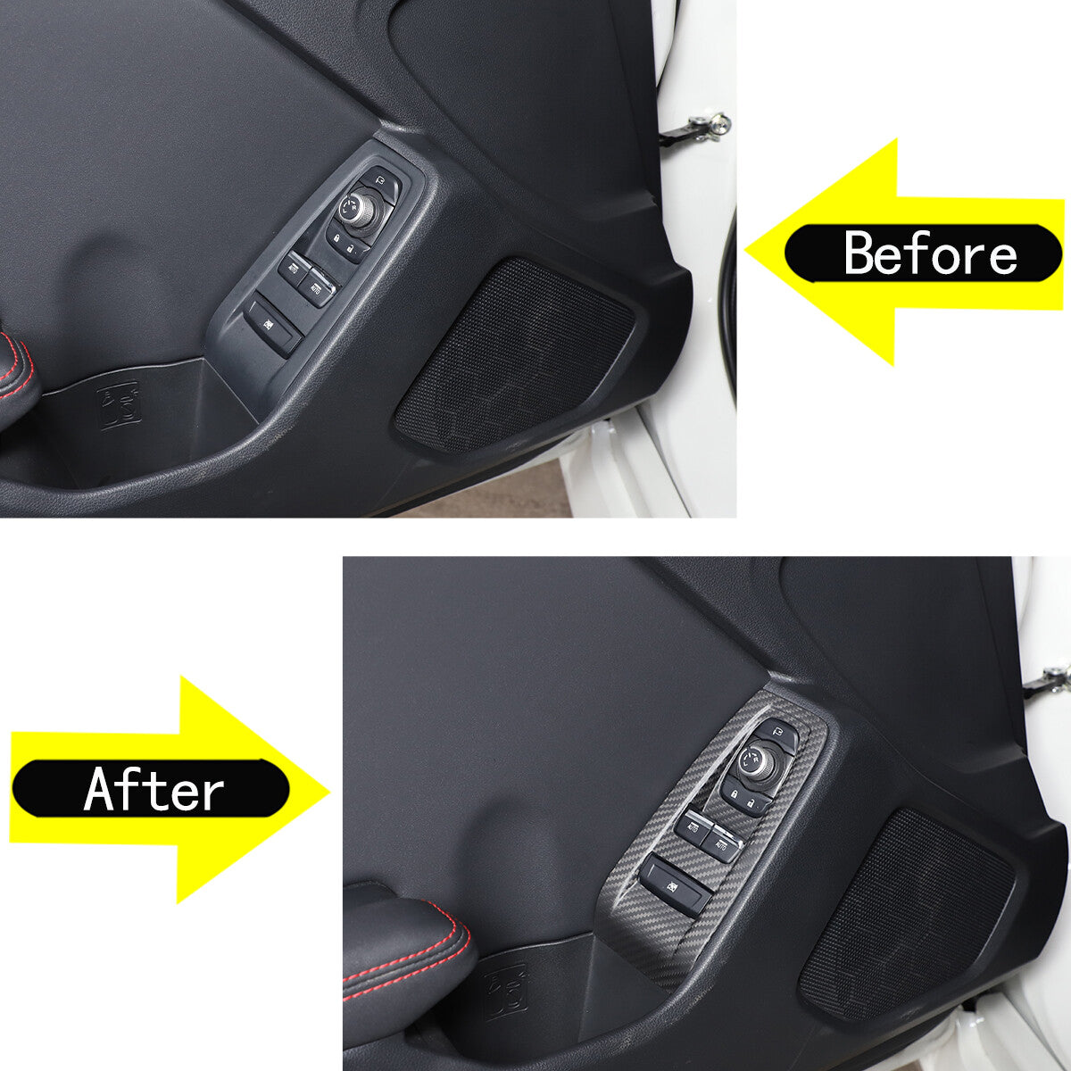 Matte Real Carbon Fiber Interior Center Trim Set For GR86/Subaru BRZ 2022+ 24