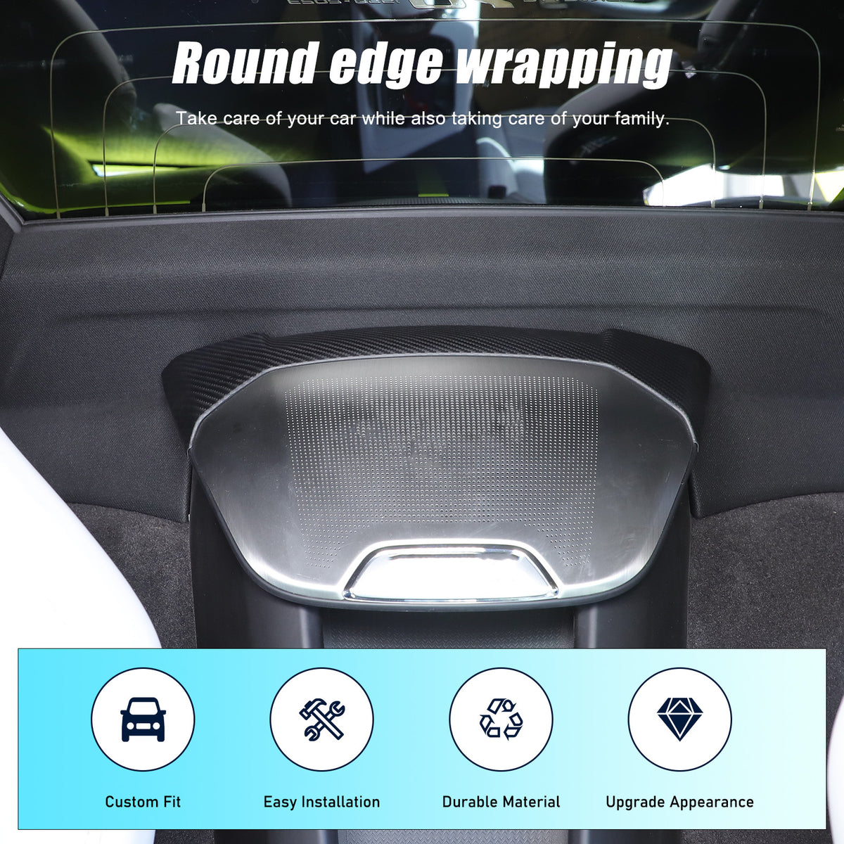 Matte Real Carbon Fiber Interior Exterior Trim Cover For Corvette C8 2020-25 67