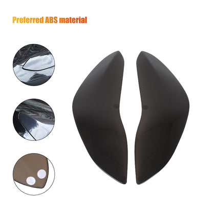 Transparent Gray Smoked Front Headlight Trim Cover For Tesla Model 3/Y 17-22 US 13