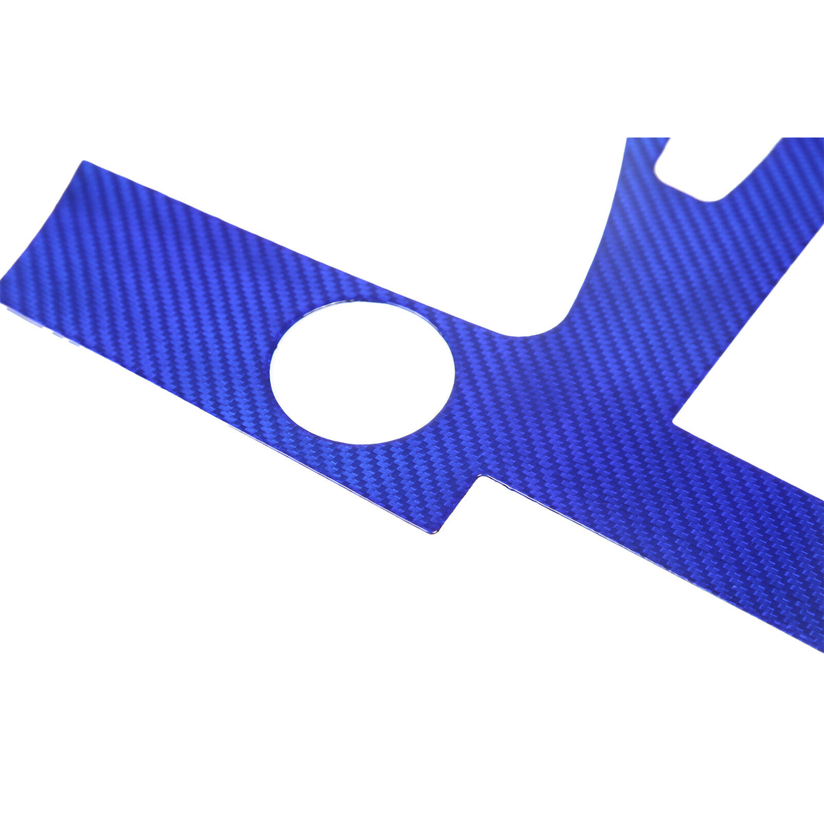 Blue Real Carbon Fiber Dashboard Navigation Srceen Trim Cover For Corvette C8 16