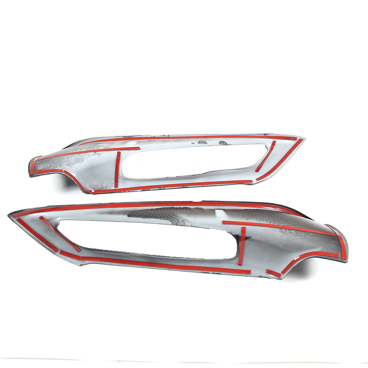 Carbon Fiber ABS Window Lift Switch Button Trim Panel For Corvette C8 2020-2026 12