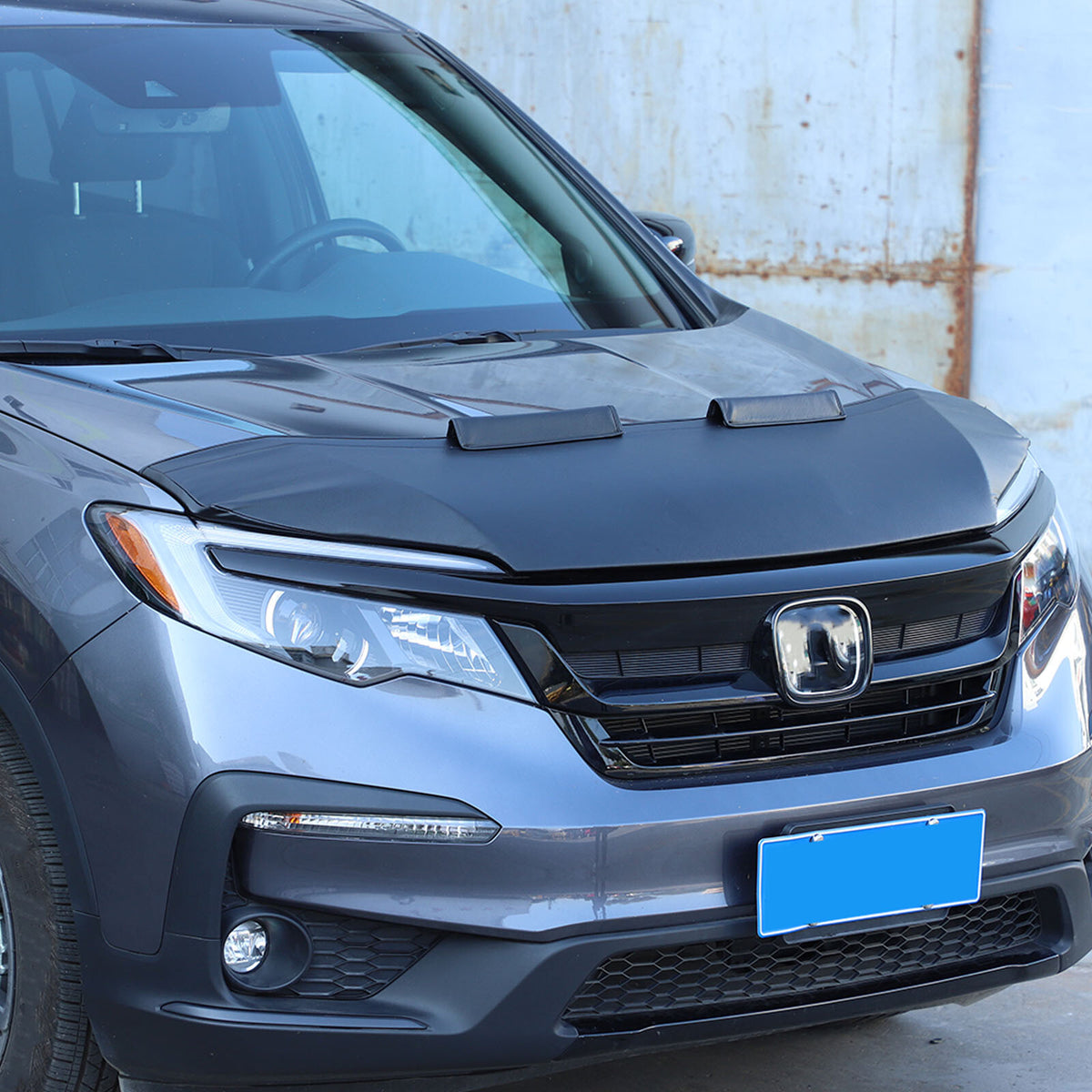 Black Car Bonnet Hood Bra Protector Mask Cover For Honda Pilot 2015-2022 US 18