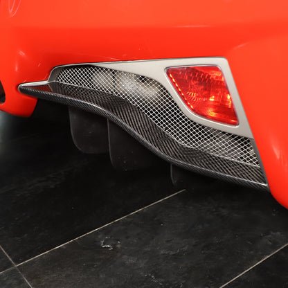 Real Carbon Fiber Rear Taillight Lower Crossbar Trim For Ferrari 458 2011-2016 7