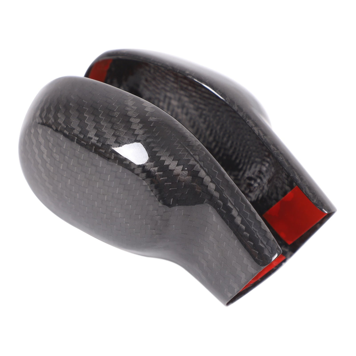 Real Carbon Fiber Gear Shift Knob Trim Cover For LR Discovery 3 4 L319 2004-2012 9