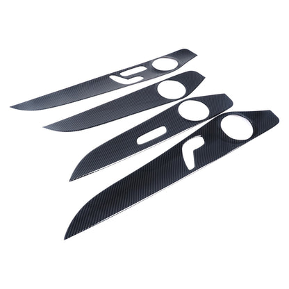 ABS Carbon Fiber Interior Door Panel Trim Cover For Benz C-Class W205 2015-21 US 10