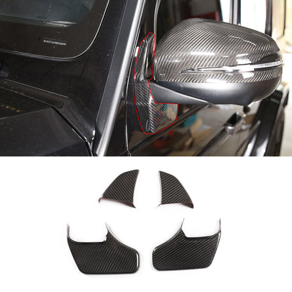 Carbon Fiber rearview mirror base cover trim decor For Benz G-Class W463 19-20 2