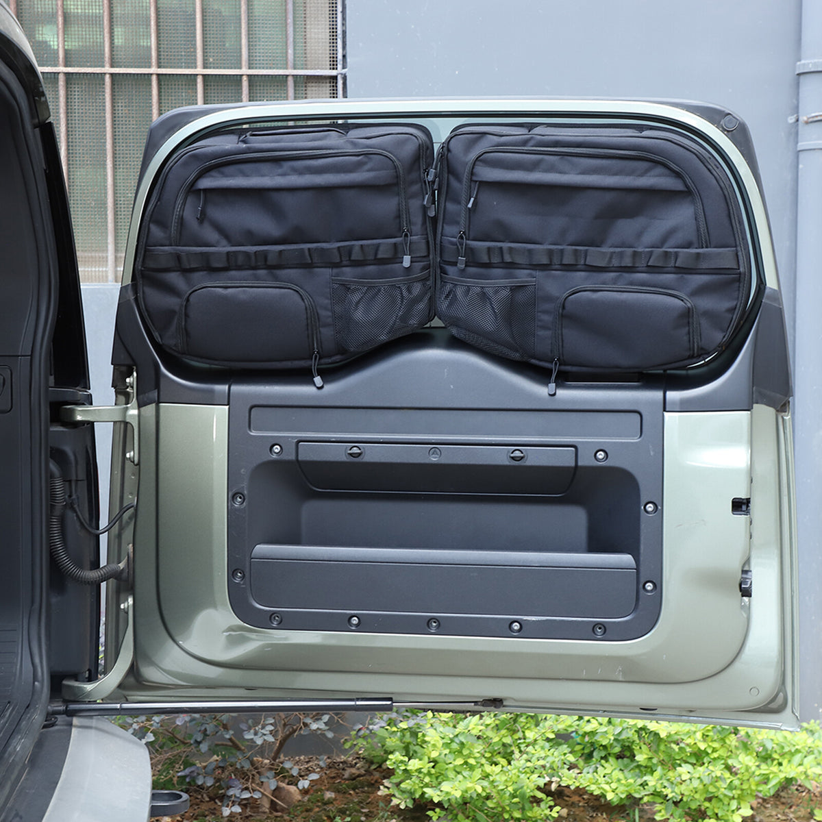 Tailgate Rear Door Cargo Trunk Storage Bag Organizer For Land Rover Defender 20+ 3
