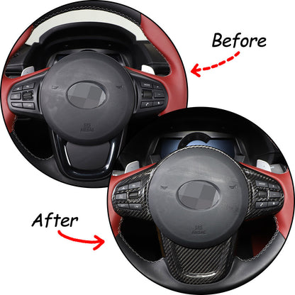 Real Carbon Fiber Full Interior Set Decor Trim Kit For Toyota Supra A90 MK5 19+ 8