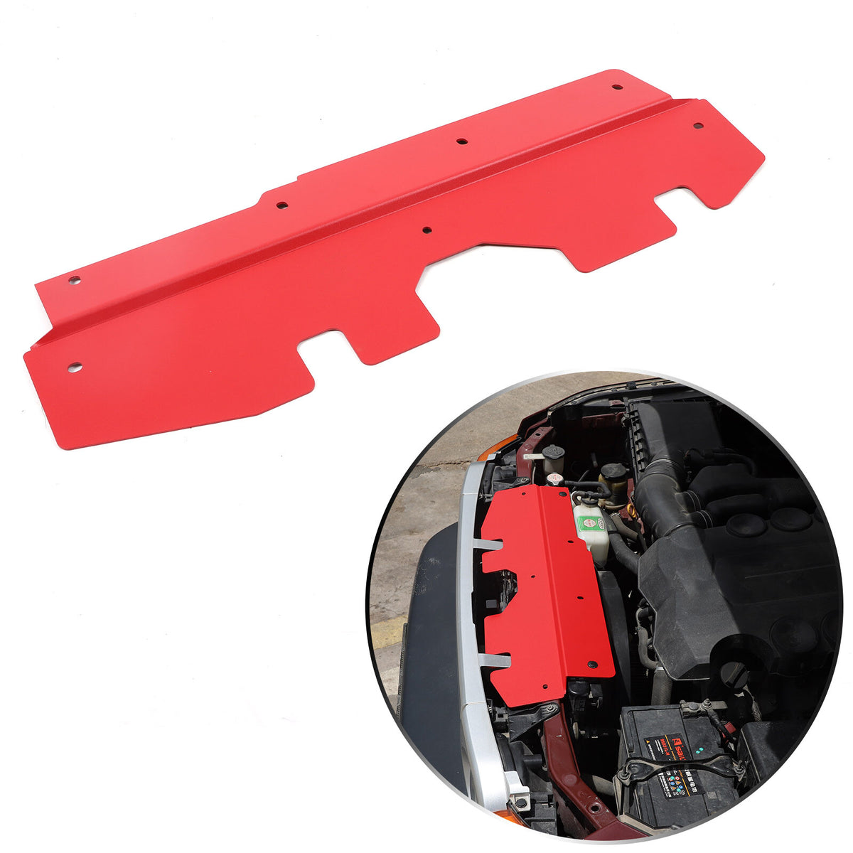 Red Replacement Engine Hood Cabin Cover For Toyota FJ Cruiser 2007-2021 15