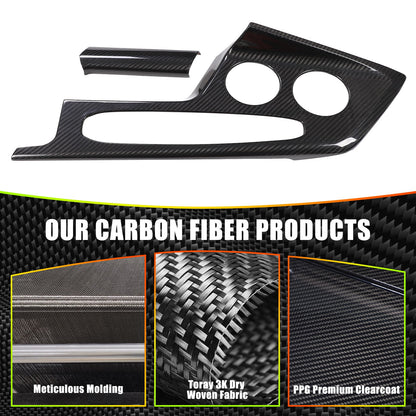 Real Dry Carbon Fiber Interior Center Trim For Corvette C8 2026+ Stingray ZR1 34