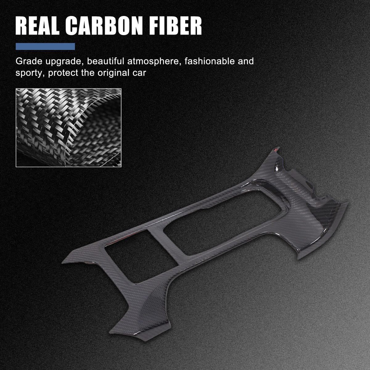 Real Carbon Fiber Console Gear Shift Panel For Subaru WRX STI VB S4 MT 2022 2024 22