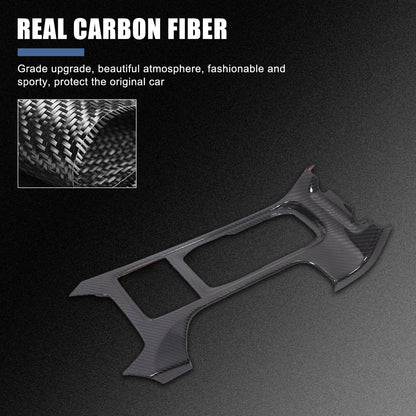 Real Carbon Fiber Console Gear Shift Panel For Subaru WRX STI VB S4 MT 2022 2024 22