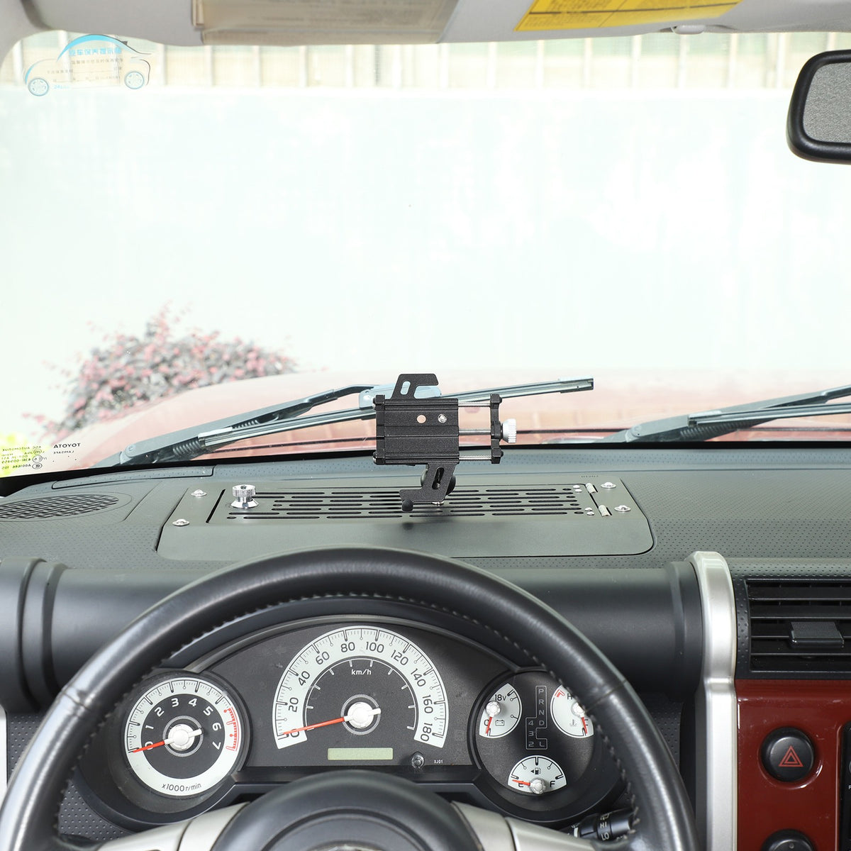 Off-Road Phone Holder with Dashboard Password Box For Toyota FJ Cruiser 2007-21 15
