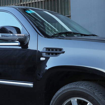 ABS Matte Black Side Air Fender Vent Trim For Cadillac Escalade 2007-2014 US 2