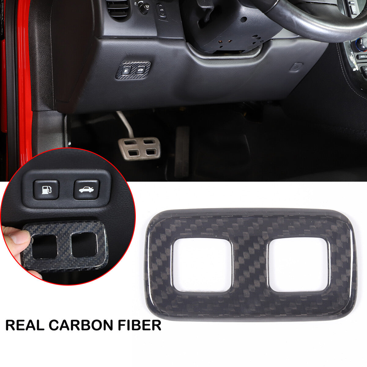 Real Dry Carbon Fiber Full Interior Set Decor Trim Kit for Corvette C6 2005-13 - Styles 6-10 3