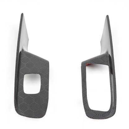 Honeycomb Carbon Fiber Window Lift Switch Panel Trim For Corvette C8 Convertible 15