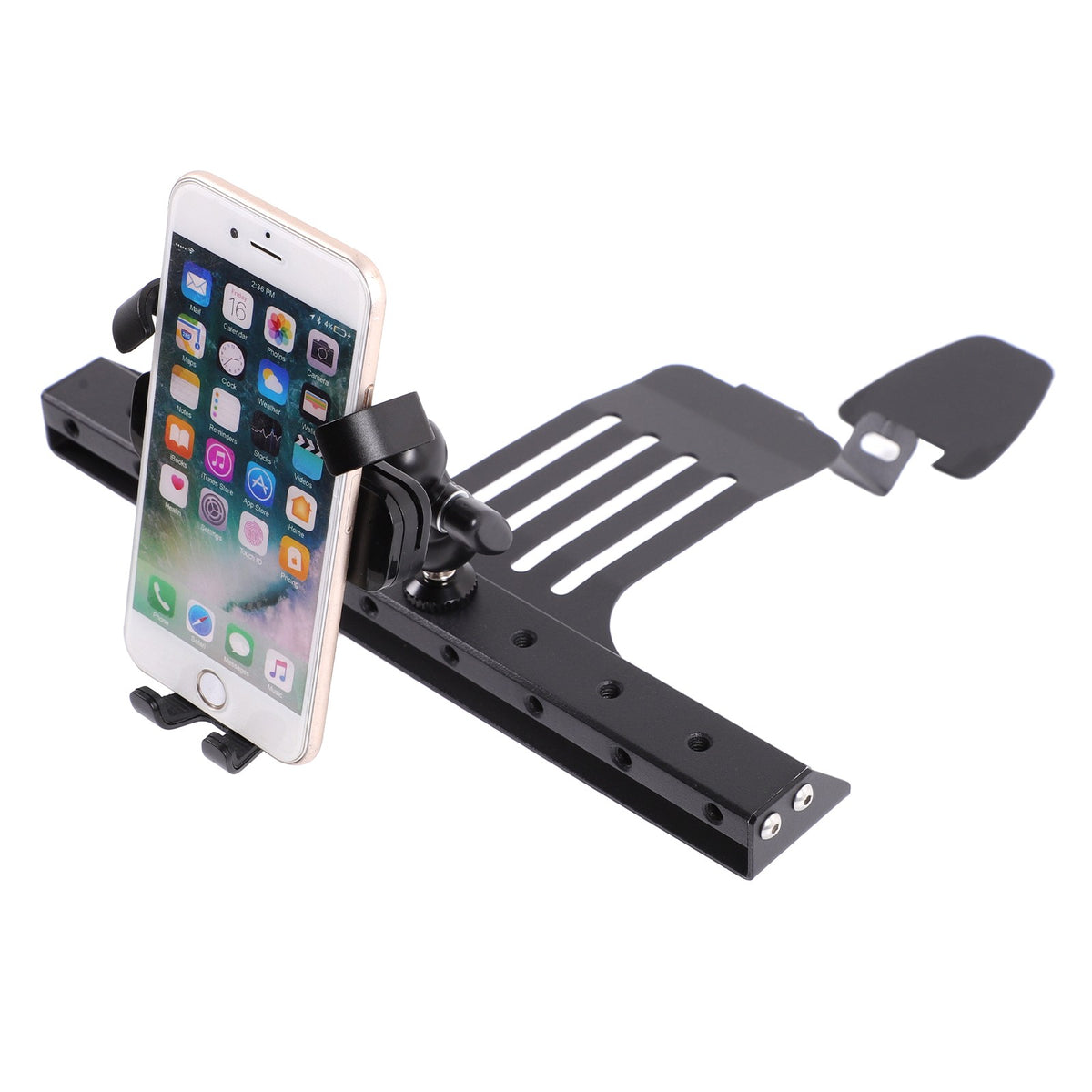 Center Console Multi-Function Phone Mount Bracket For Hummer H3 2005-2009 19
