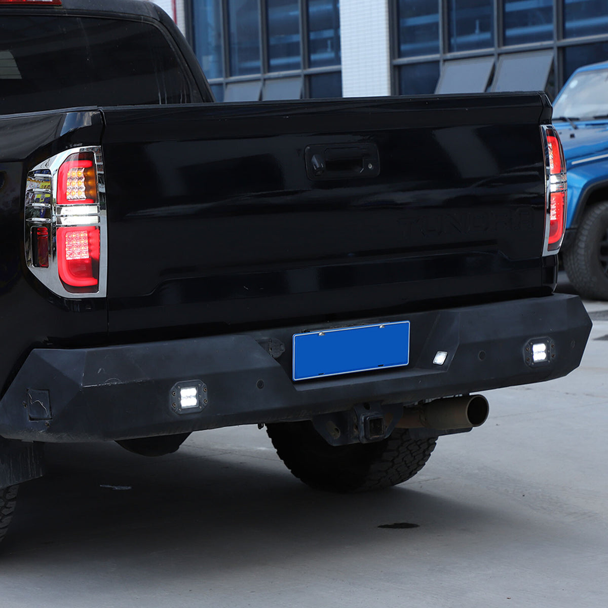 Chrome Taillight Cover Lamp Guard Trim Bezel For Toyota Tundra 2014-21 US 2