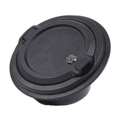For Hummer H2 2003-2009 Black Locking Fuel Door Gas Tank Cap Cover Aluminum US 15