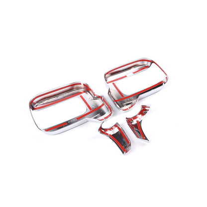 Silver Chrome Exterior Door Handle Mirror Hood Vent Trim Kit For Hummer H2 03-09 106