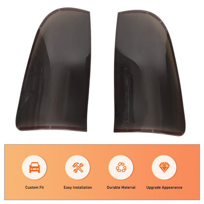 Smoked Black Rear Tail Light Guard Cover Trim Bezel For Toyota Hilux 2005-11 US 16