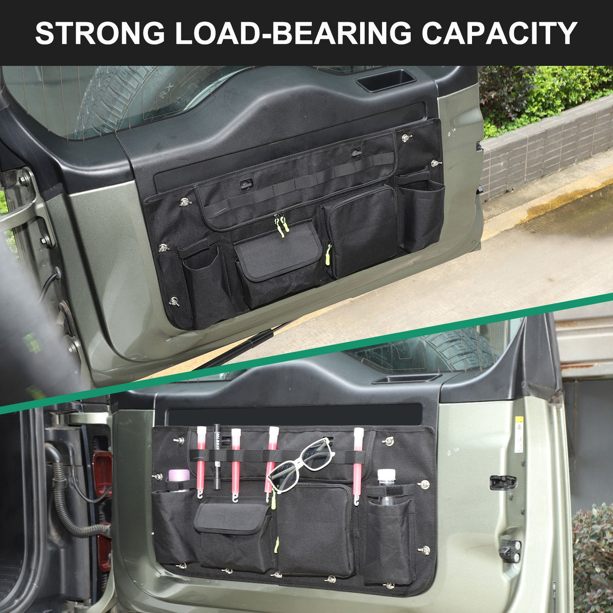 Tailgate Hanging Storage Bag Tray For Land Rover Defender L663 2020+ 21