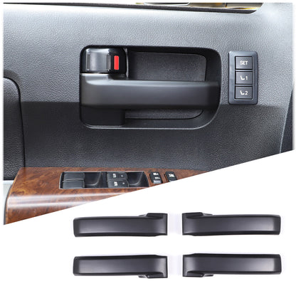 Matte Black Full Interior Center Console Trim Cover Set For Toyota Tundra 14-21 10